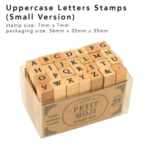 Stamps - Petit Moji Stamp Set - Serif Uppercase