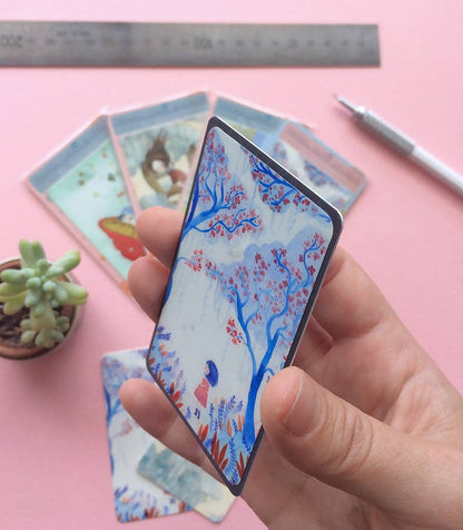 Travel Card Vinyl Sticker - Soap Bubblegum