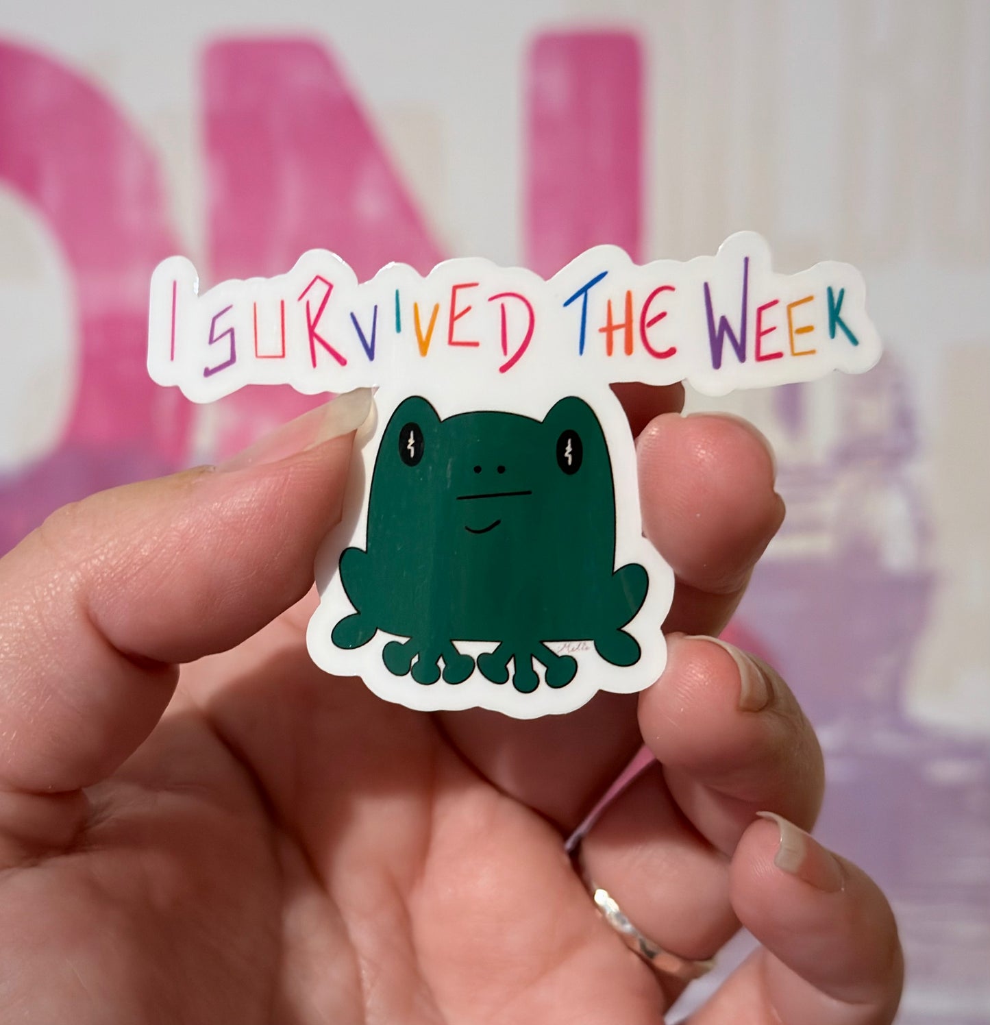 Sticker - I Survived The Week