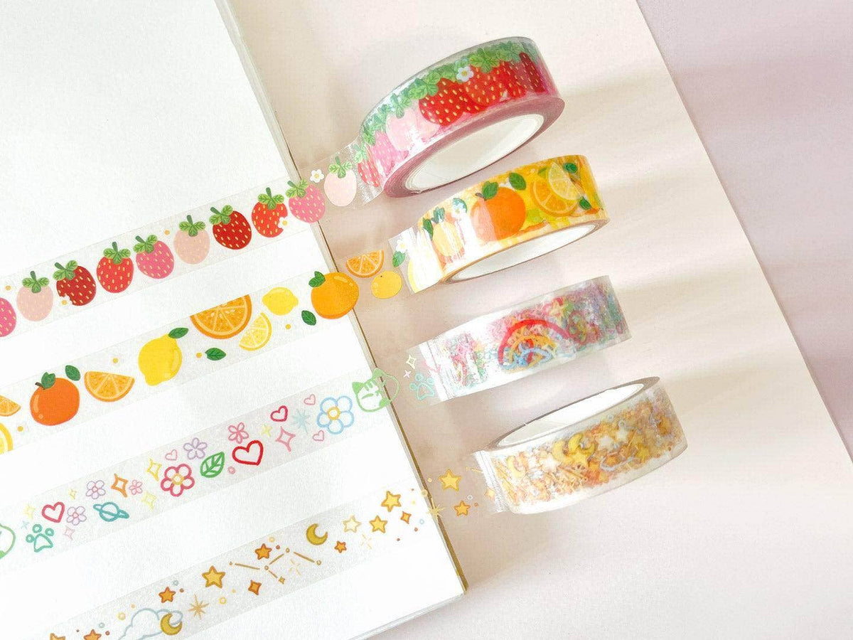 Clear Sticky Tape - Doodles