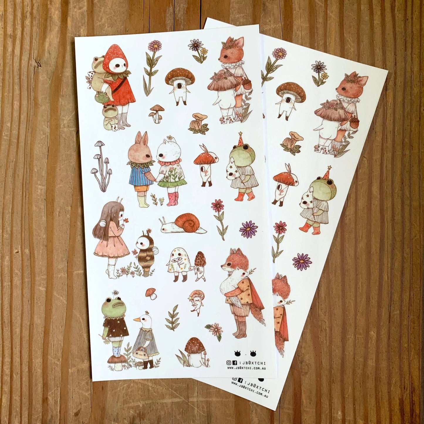 Sticker Sheet - Woodland II