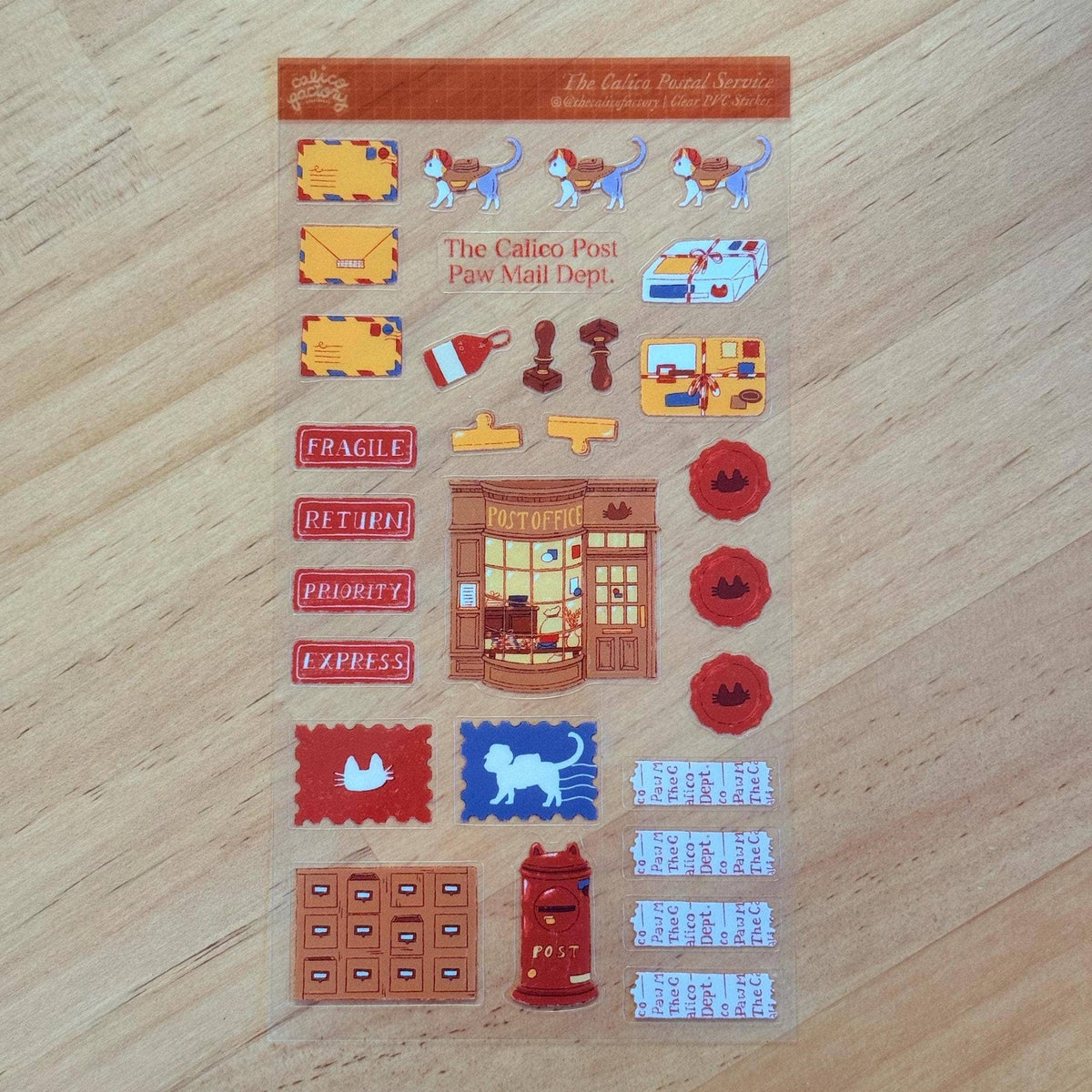 Sticker Sheet: Calico Post