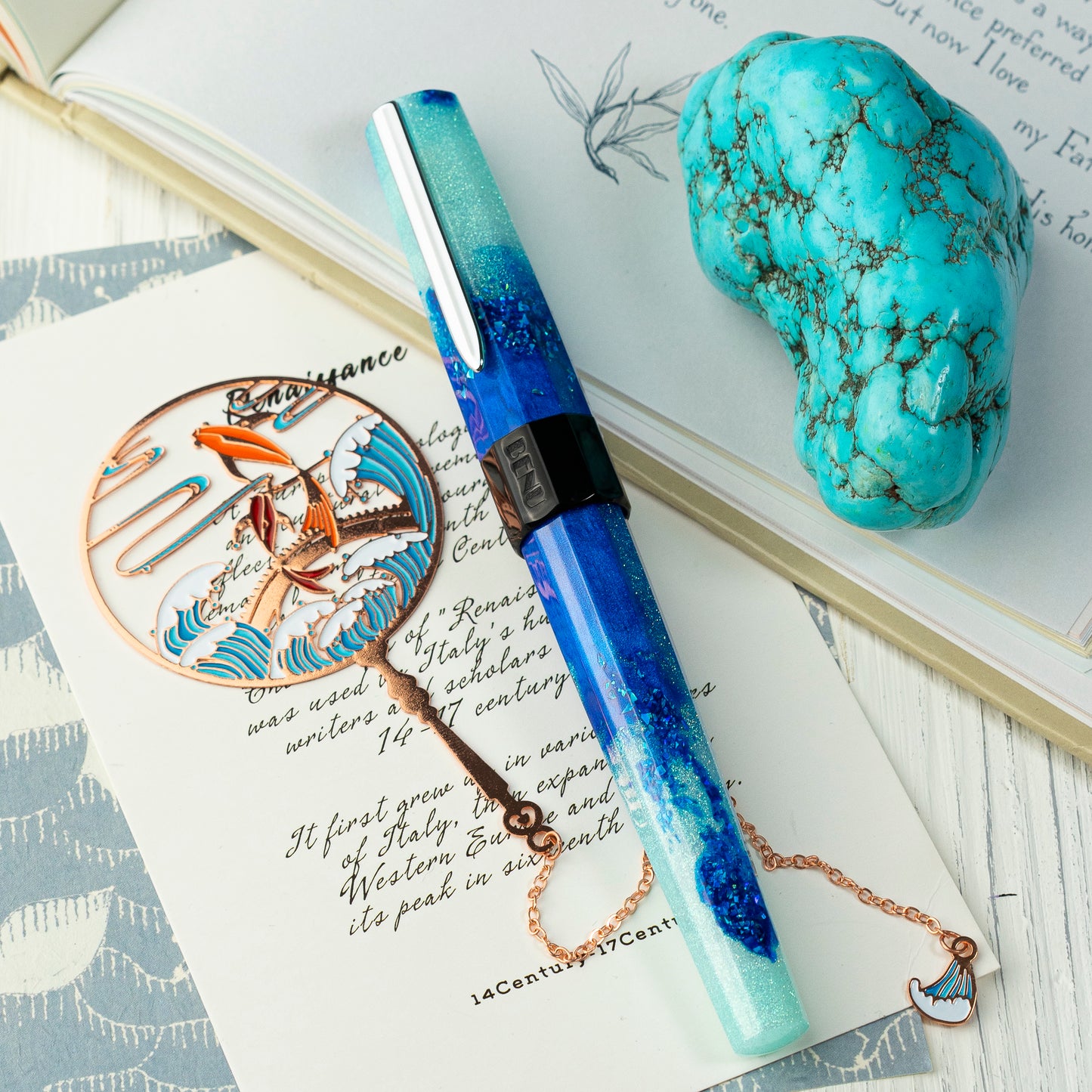 BENU Euphoria Fountain pen - Big wave