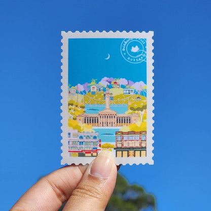 Vinyl Sticker - Brisbane Travel Memory