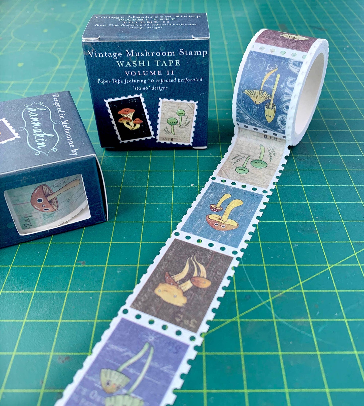 Washi Tape (Stamp) - Vintage Mushroom Volume II