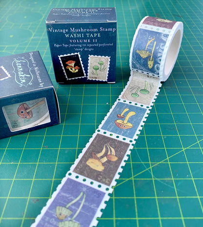 Washi Tape (Stamp) - Vintage Mushroom Volume II