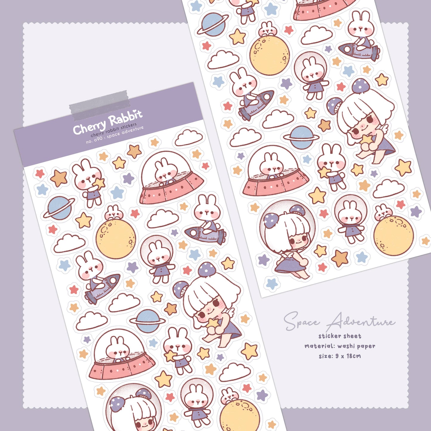 Sticker Sheet - Space Adventure