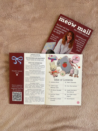 Journal Zine - Meow Mail (the 2026 edition)