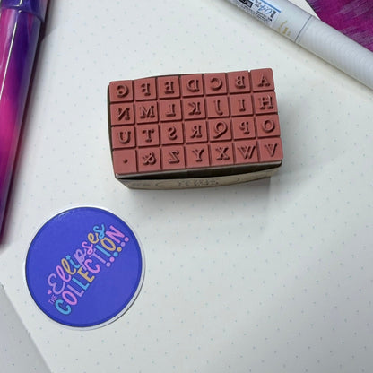 Stamps - Petit Moji Stamp Set - Serif Uppercase