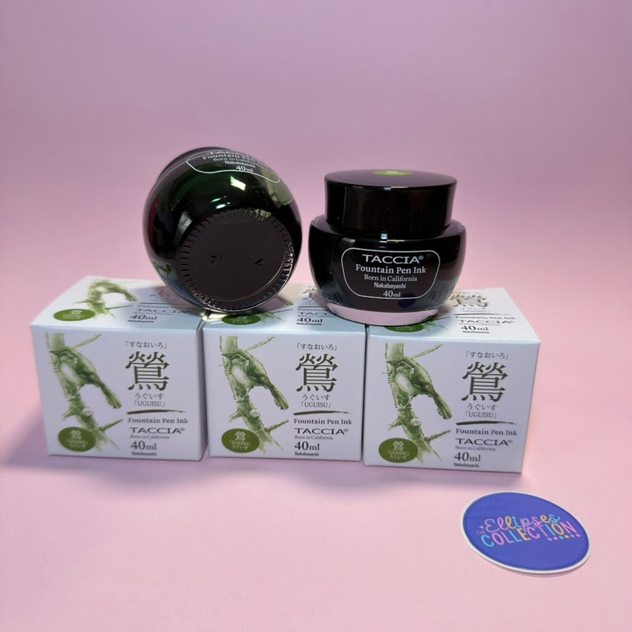 Taccia Sunao-iro Fountain Pen Ink - Uguisu (Olive Green)
