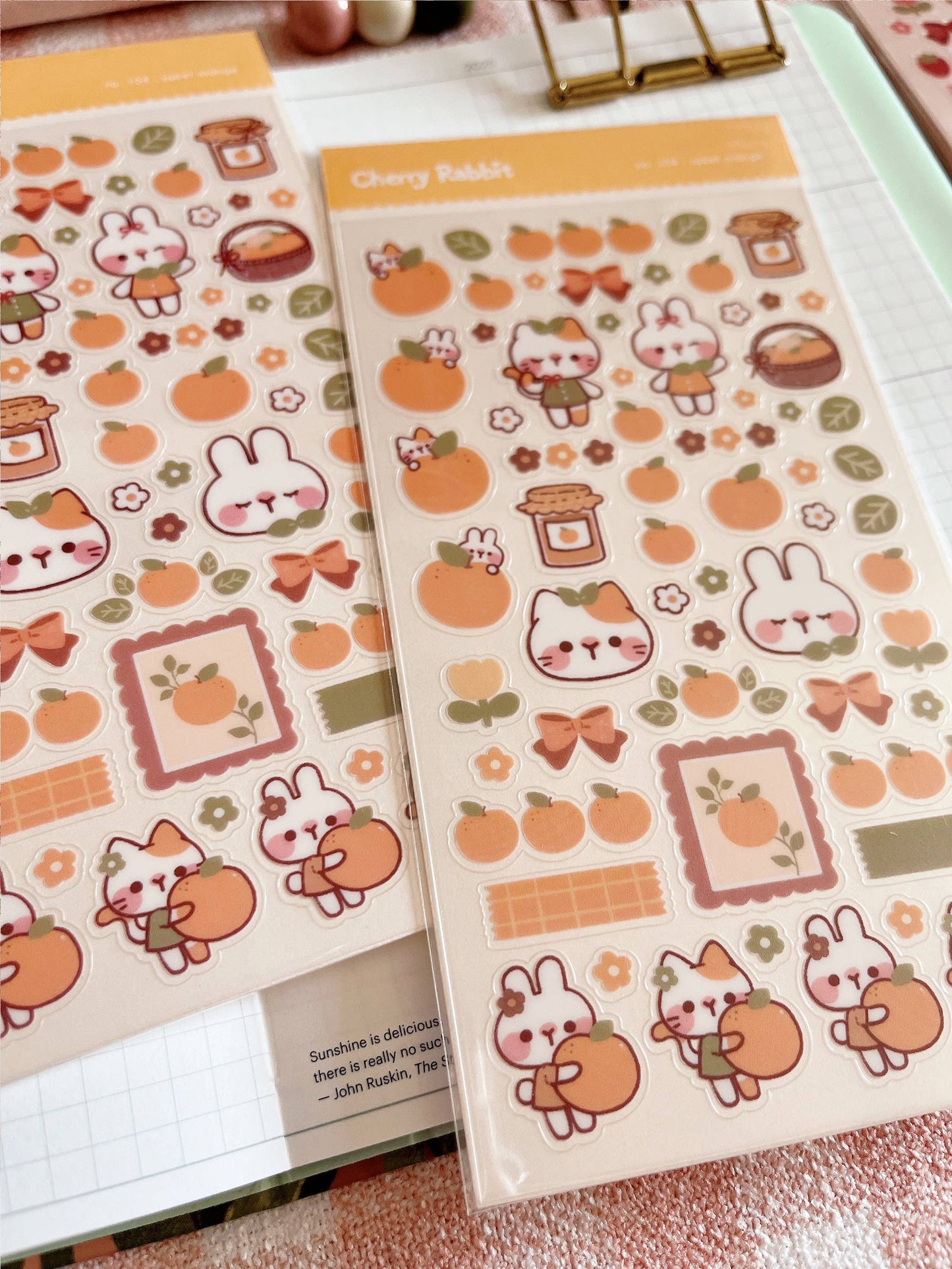 Sticker Sheet - Sweet Orange
