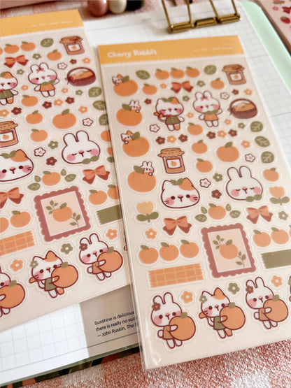 Sticker Sheet - Sweet Orange
