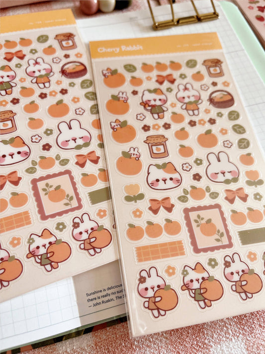 Sticker Sheet - Sweet Orange
