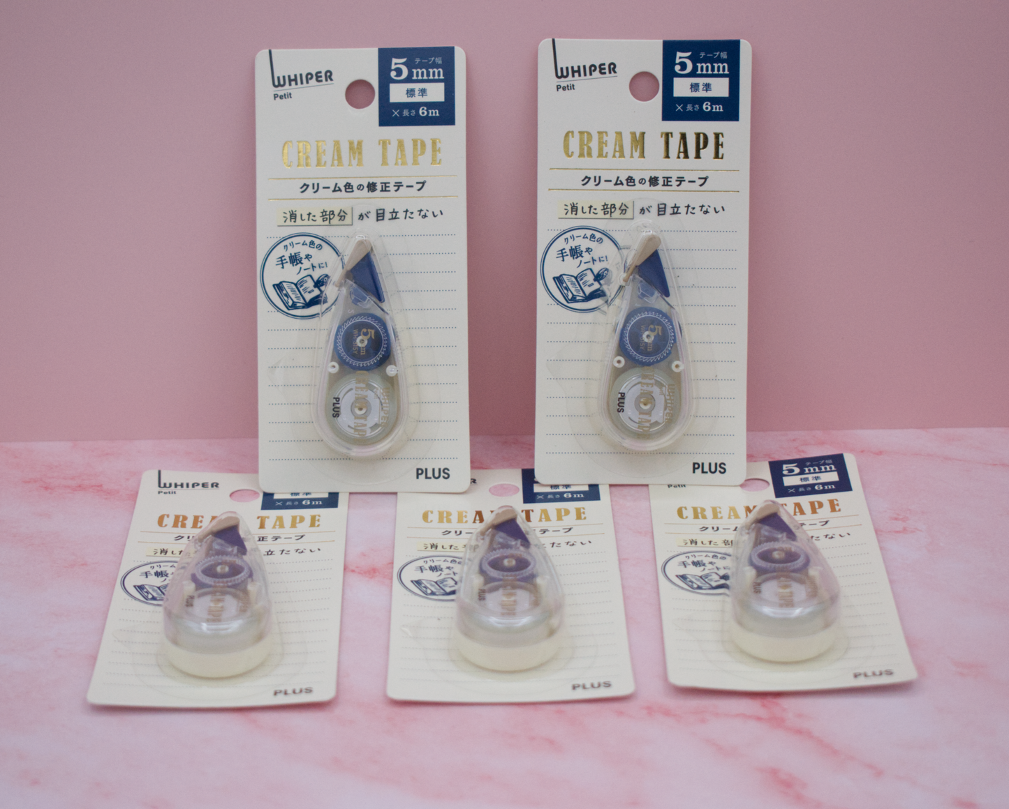 Whiper Petit 5mm Cream Correction Tape