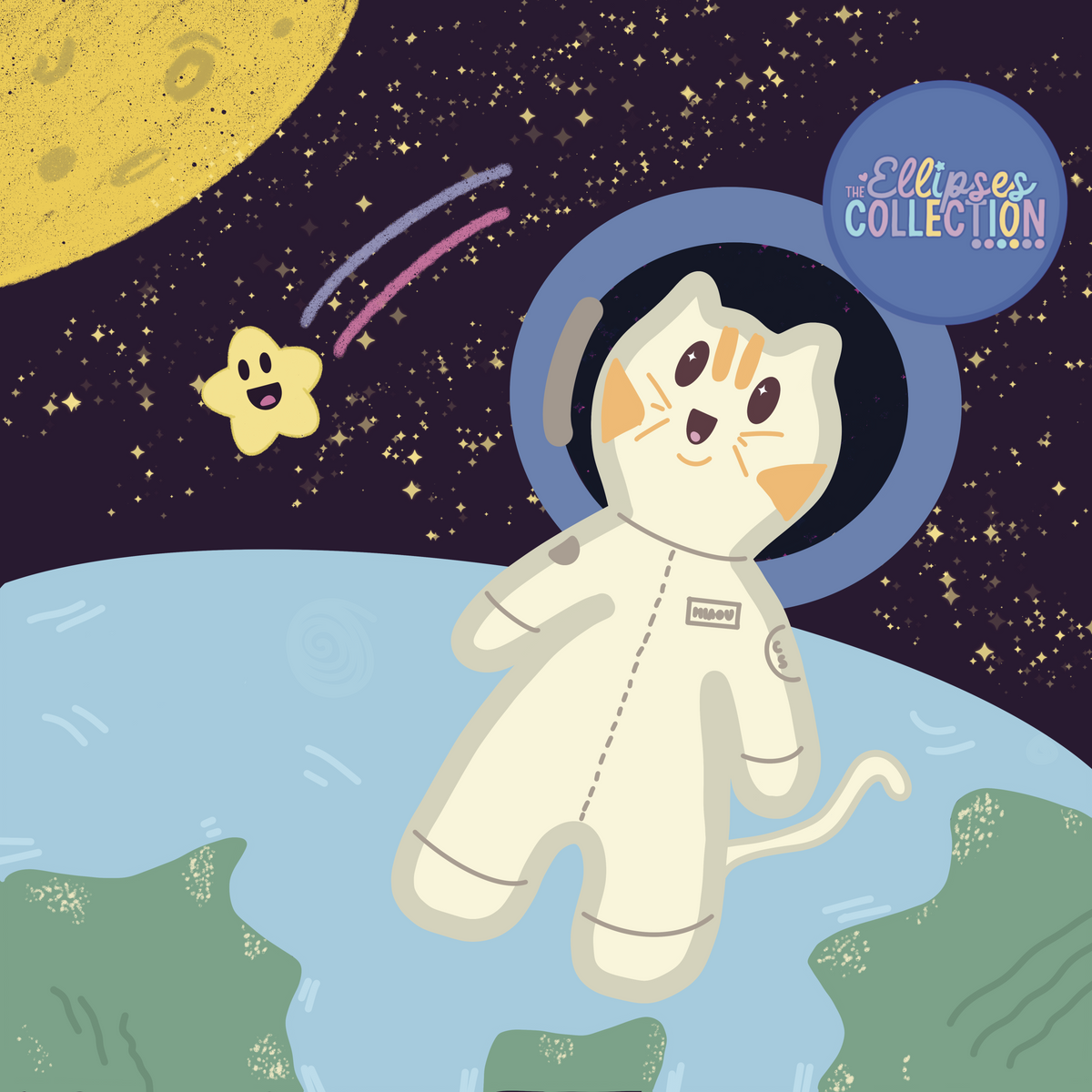 Art Print - Space Cat