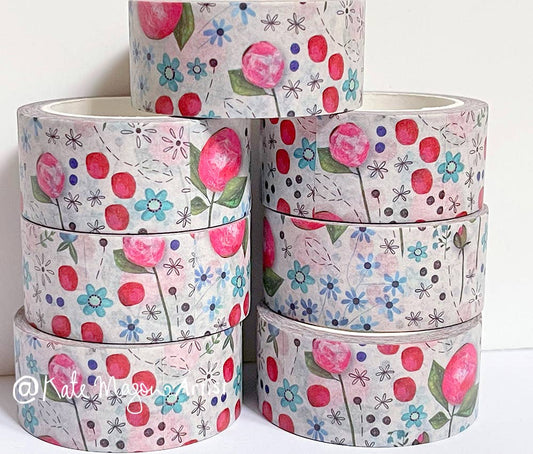 Washi Tape - Floral Peony