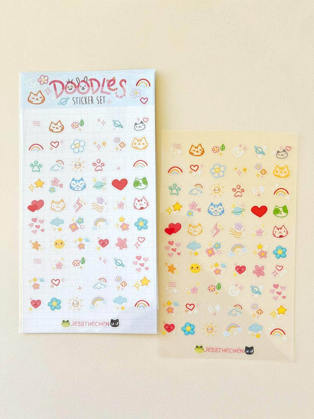 Vinyl Sticker Sheet - Doodles
