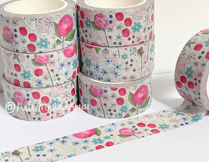 Washi Tape - Floral Peony