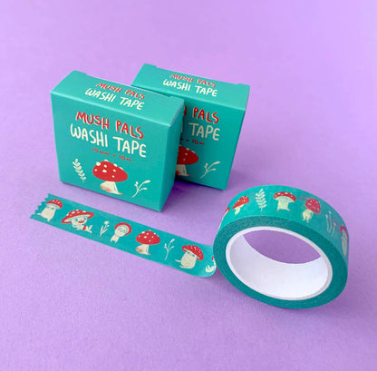 Washi Tape - Mush Pals: Teal