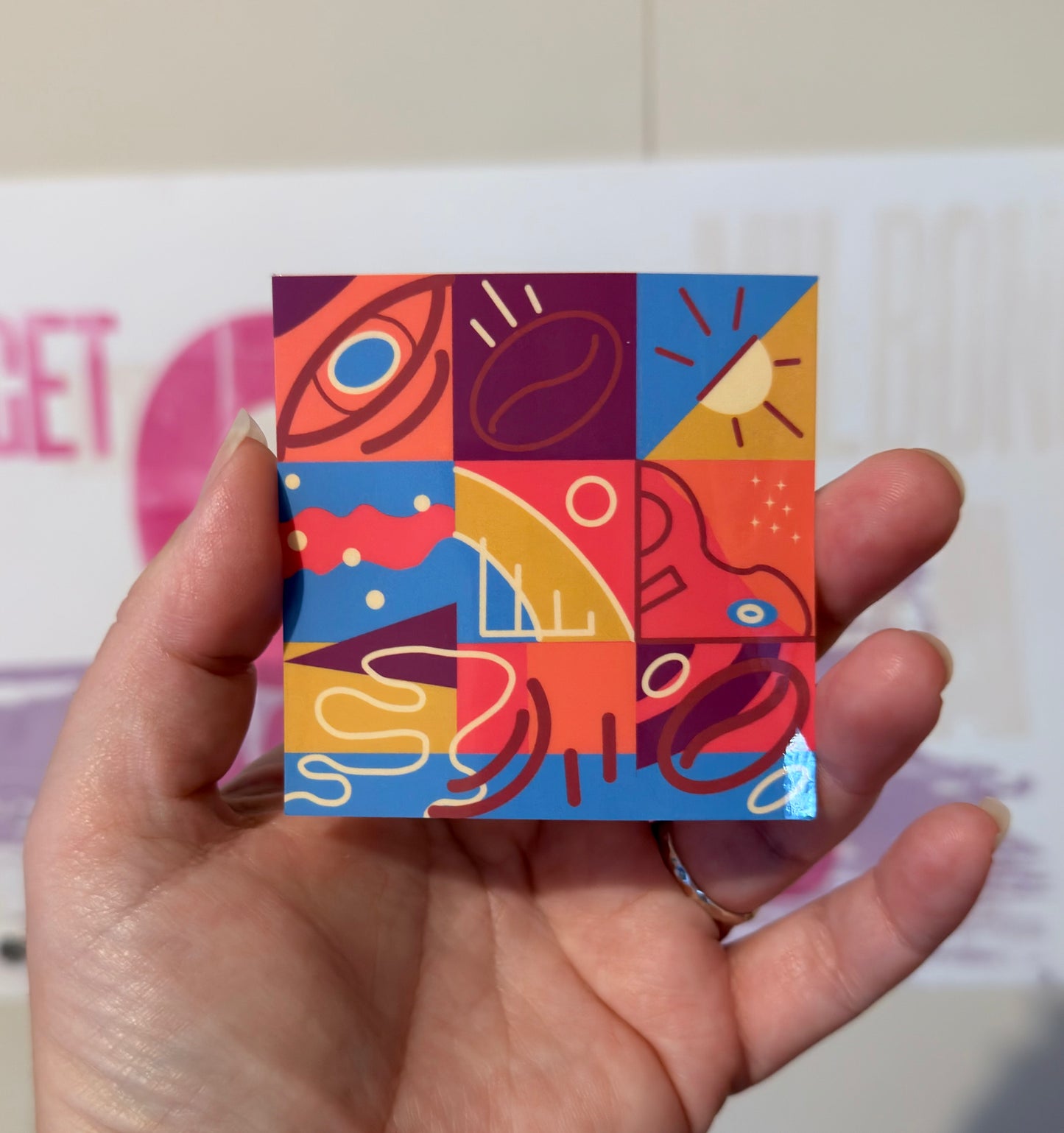 Sticker - Abstract Collage