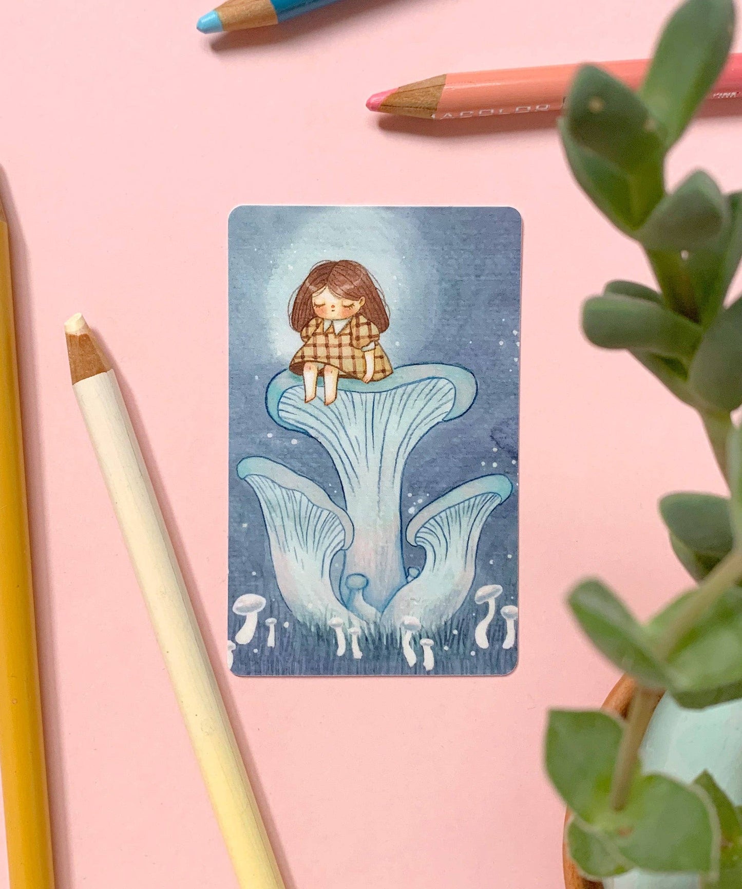 Travel Card Vinyl Sticker - Oyster Evening
