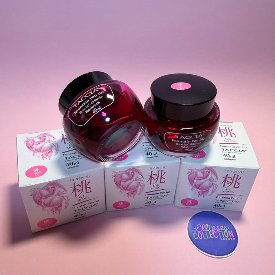Taccia Sunao-iro Fountain Pen Ink - Momo Pink