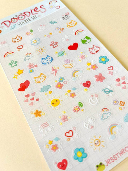 Vinyl Sticker Sheet - Doodles
