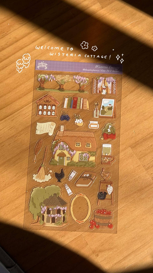 Sticker Sheet - Wisteria Cottage