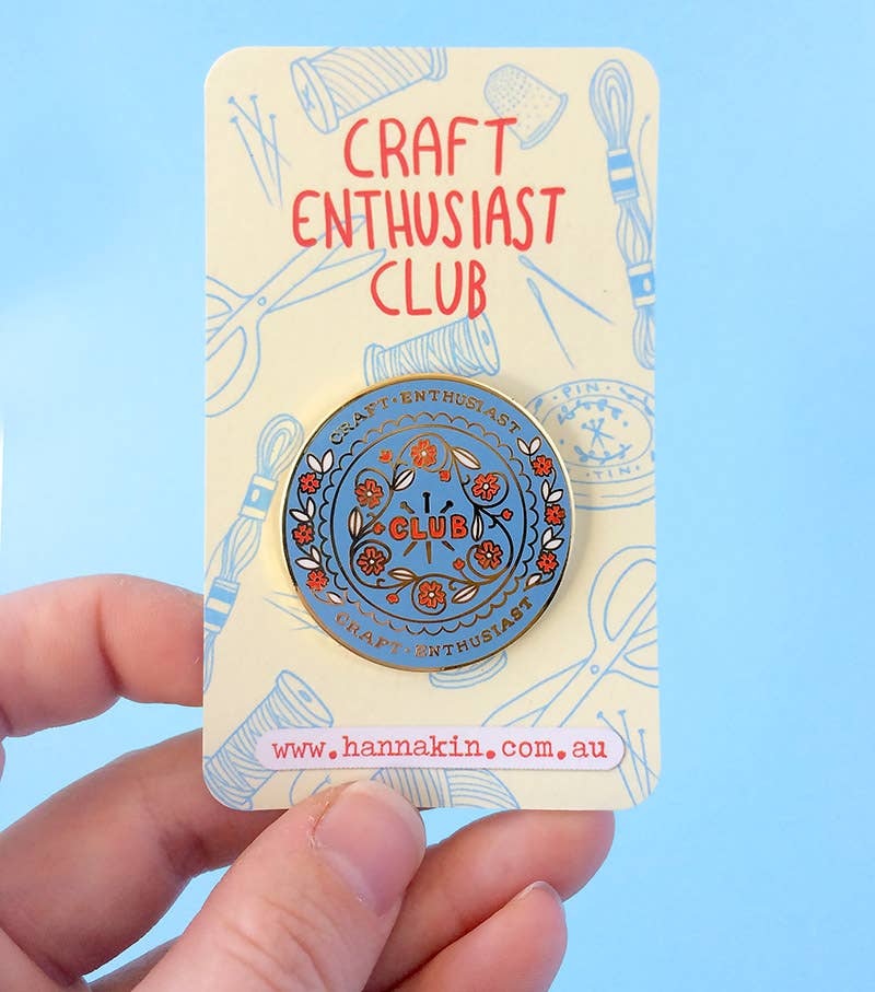 Enamel Pin - Craft Enthusiast Club