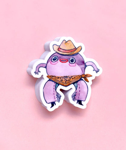 Vinyl Sticker - Toad Cowboy