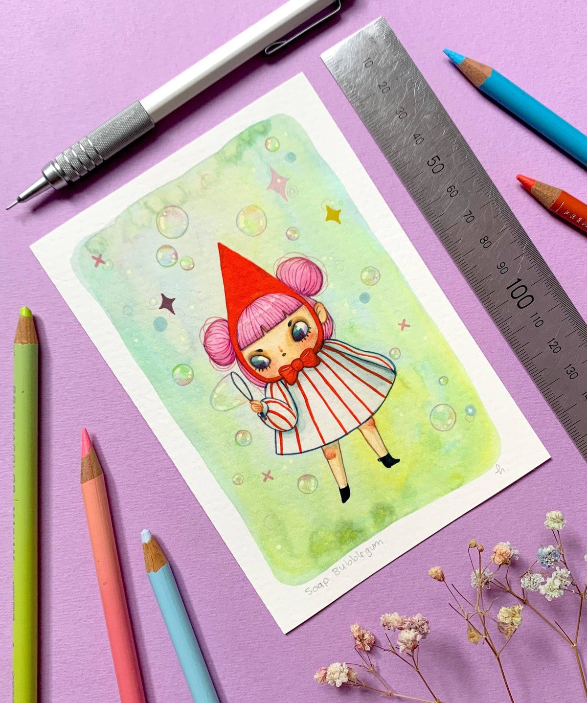 Mini Print - Soap Bubblegum