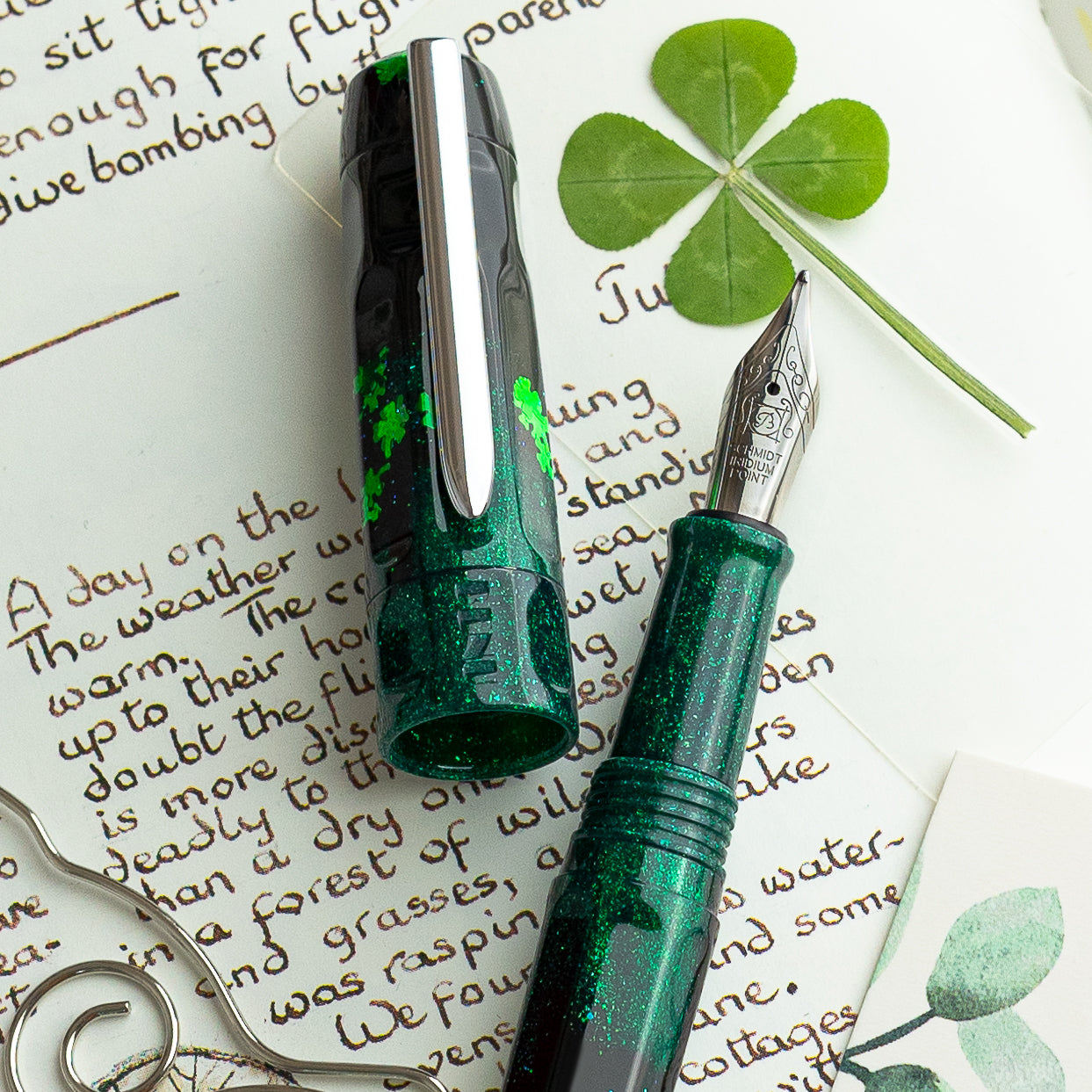 BENU Talisman Fountain pen - Four-leaf Clover