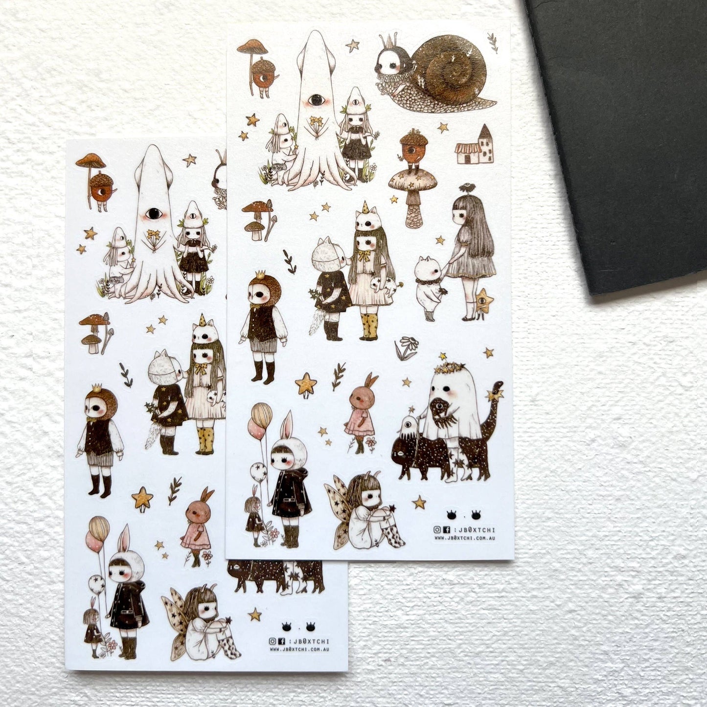 Sticker Sheet - Friends and Stars