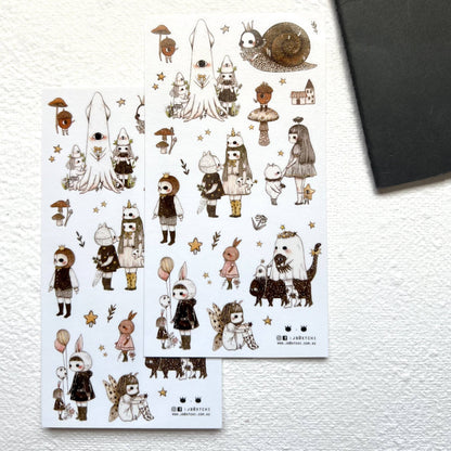 Sticker Sheet - Friends and Stars