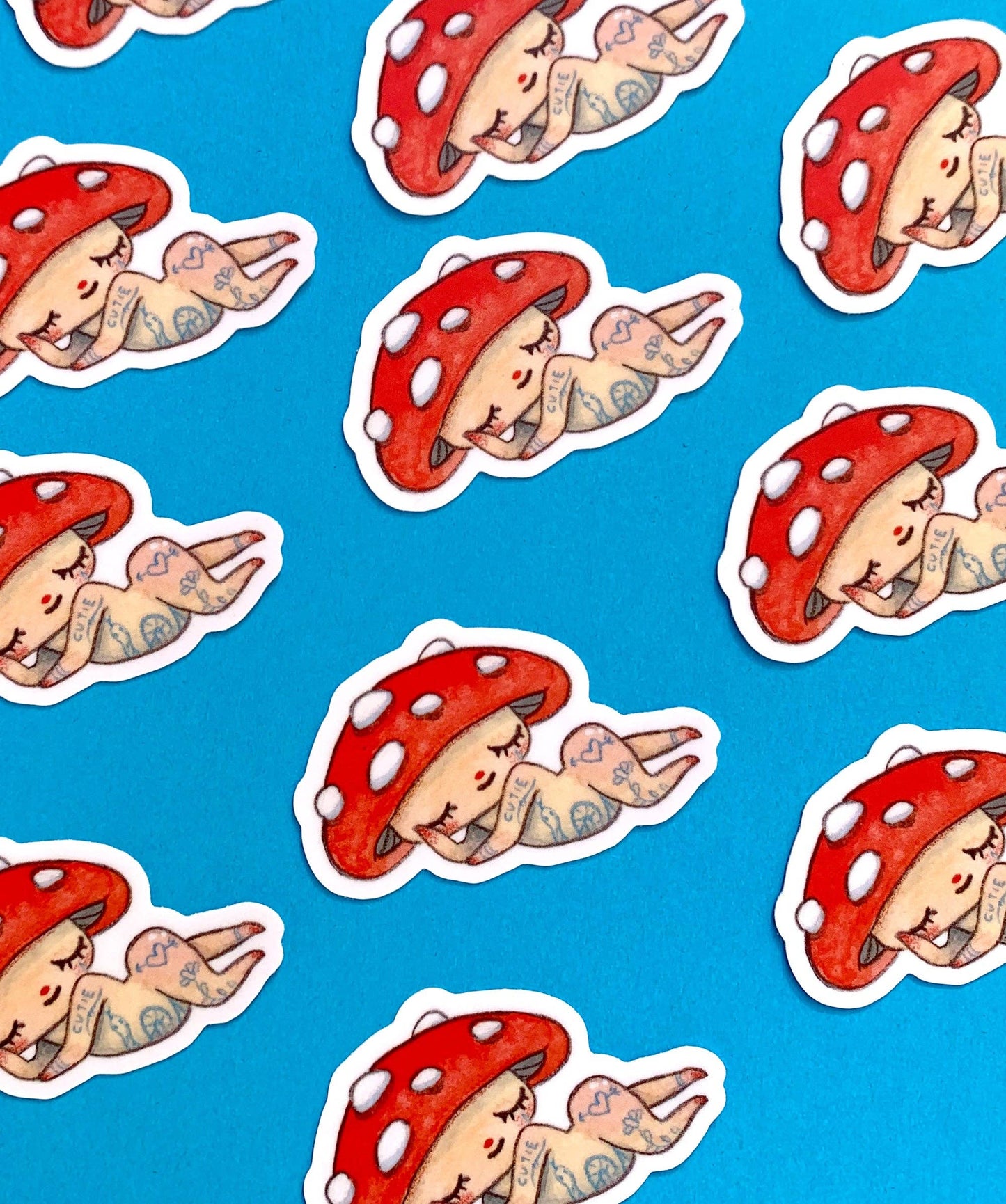 Vinyl Sticker - Lazy Inked Cap