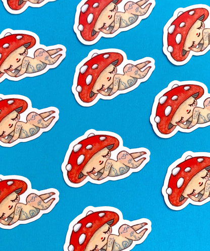 Vinyl Sticker - Lazy Inked Cap