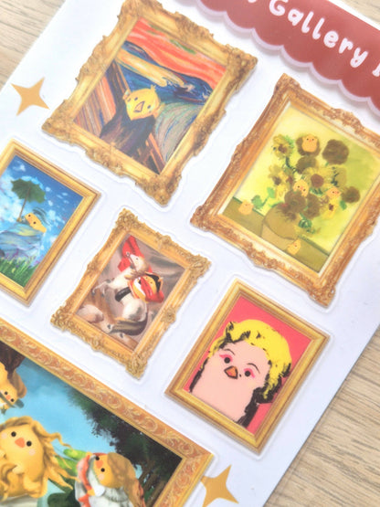 Sticker Sheet - Art Gallery II