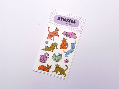 Sticker Sheet - Cats