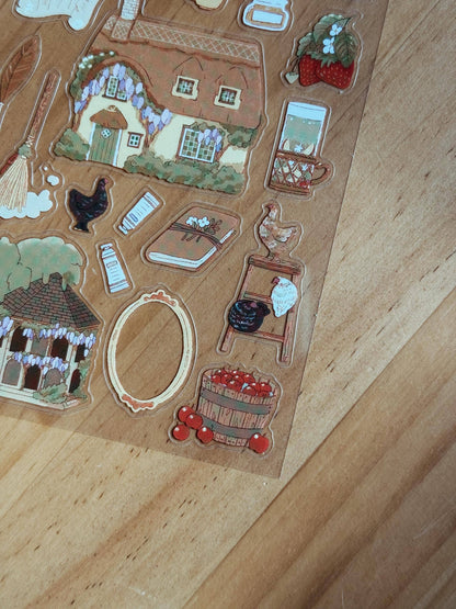 Sticker Sheet - Wisteria Cottage
