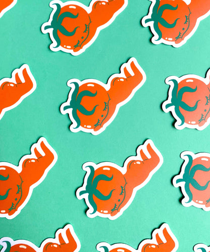 Vinyl Sticker - Sleepy Tomato