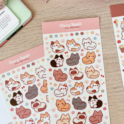 Sticker Sheet - Cat Loaf