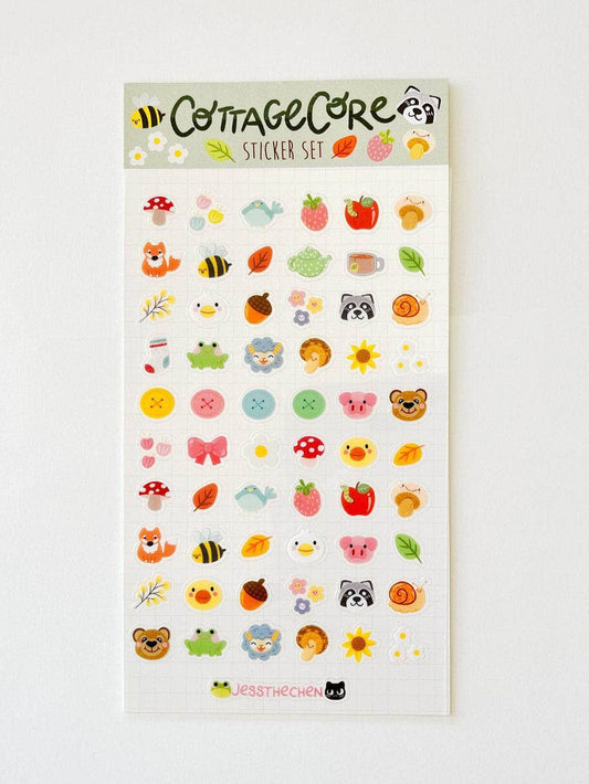 Vinyl Sticker Sheet - Cottagecore