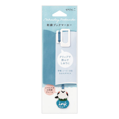 Bookmark: Midori Embroidery Bookmarker - Long-tailed Tit