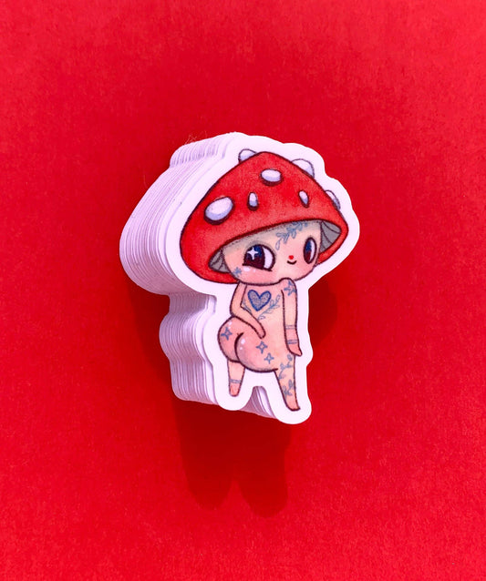 Vinyl Sticker - Coy Inked Cap
