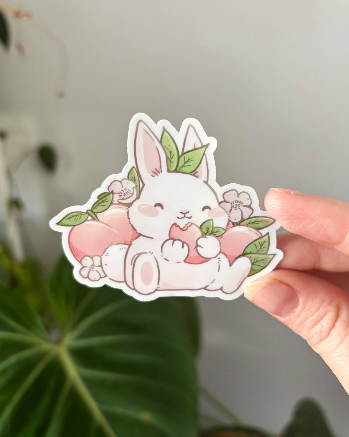 Vinyl Sticker - Peachy Bunny