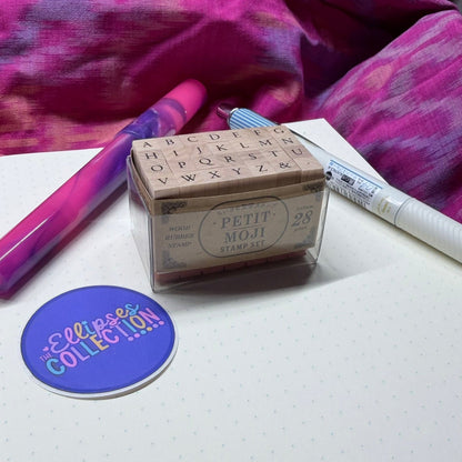 Stamps - Petit Moji Stamp Set - Serif Uppercase