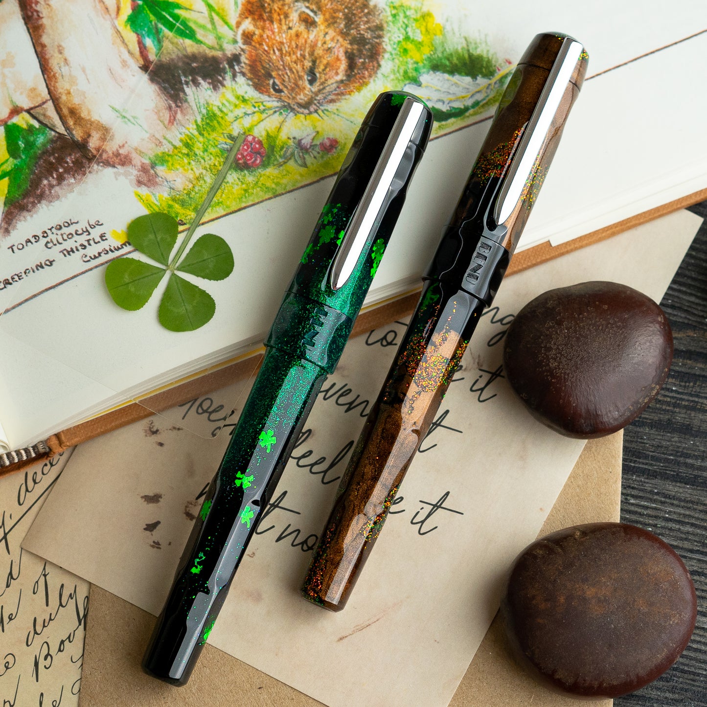 BENU Talisman Fountain pen - Four-leaf Clover