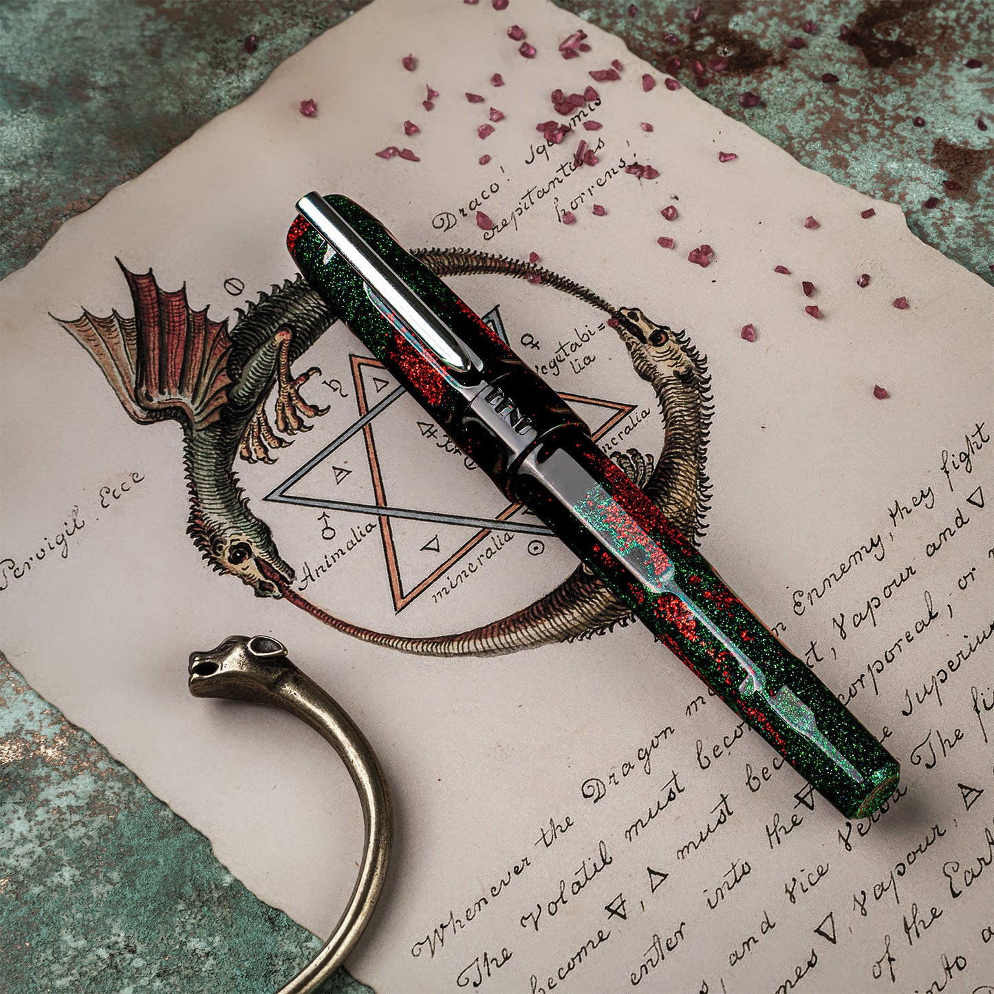 BENU Talisman Fountain pen - Dragon's Blood