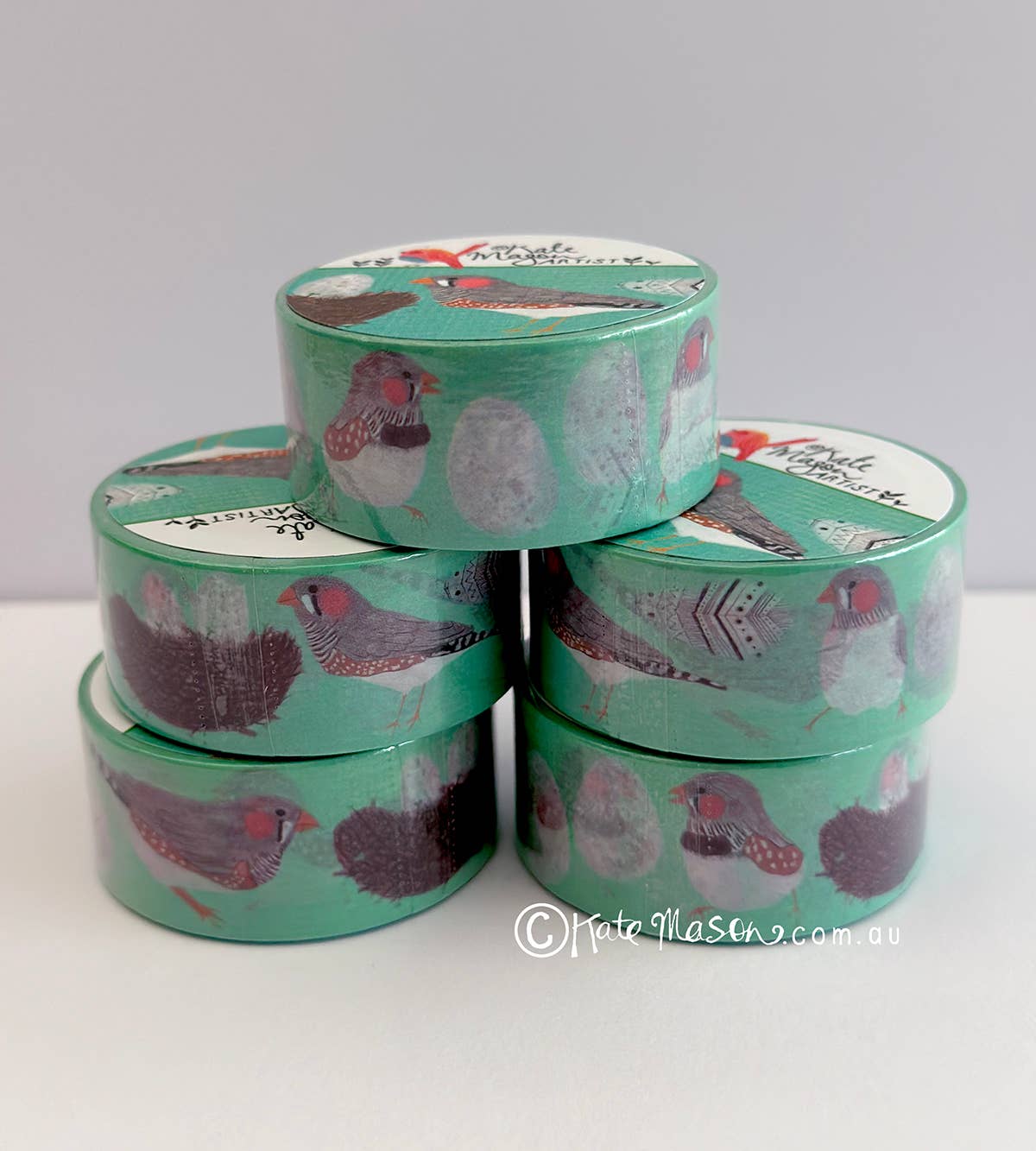 Washi Tape - Bird Finches Eggs Nest