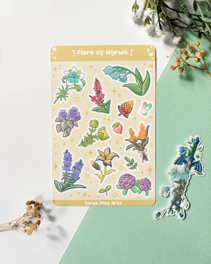 Vinyl Sticker Sheet - Flora of Hyrule